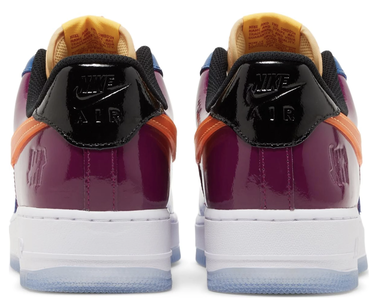 Кецове и обувки Nike Air Force 1 Low SP Undefeated Multi-Patent Total Orange Многоцветен | DW5255-400, 3