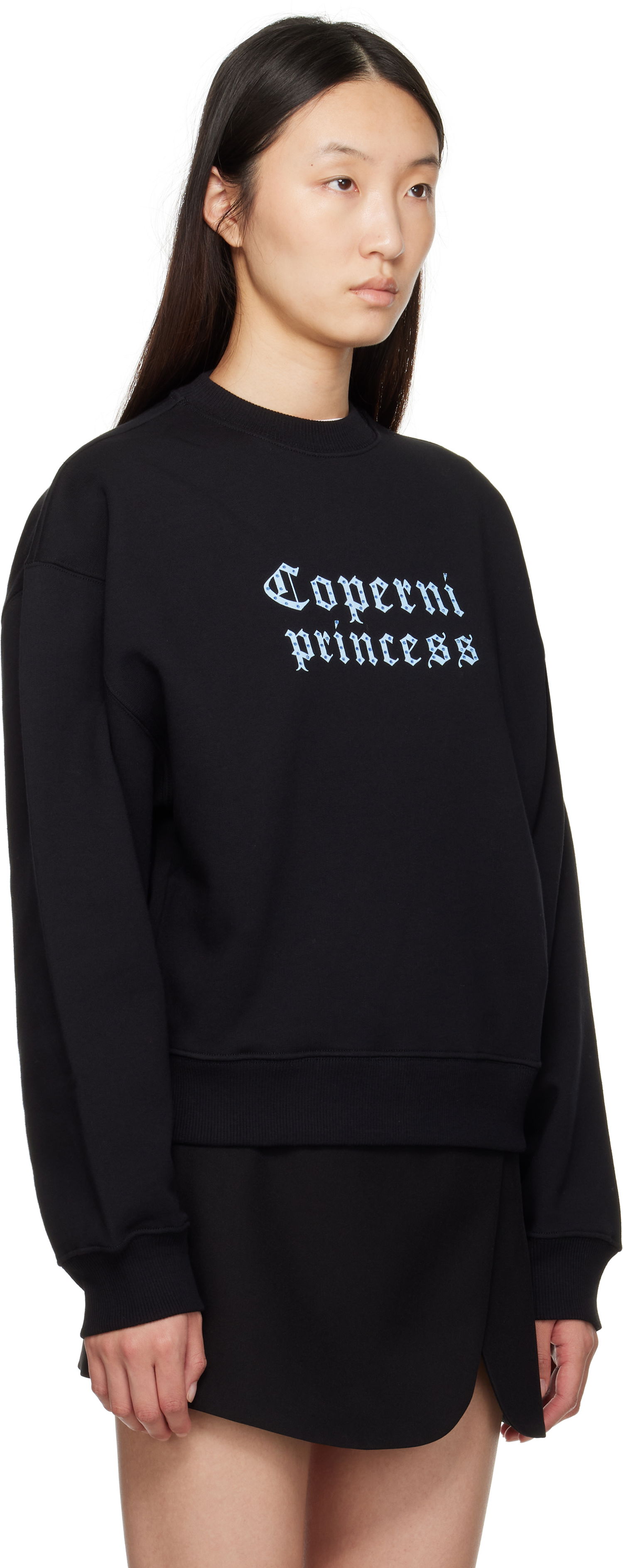 Суитчър Coperni Coperni Princess Sweatshirt Черно | DJS161F5018, 1