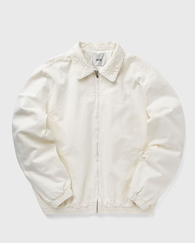 Embroidery Collar Jacket Canvas