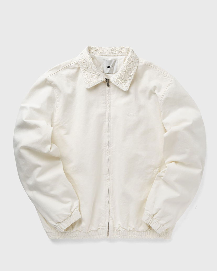 Яке бомбър Arte Antwerp Embroidery Collar Jacket Canvas Бежово | SS24-066J-CREAM