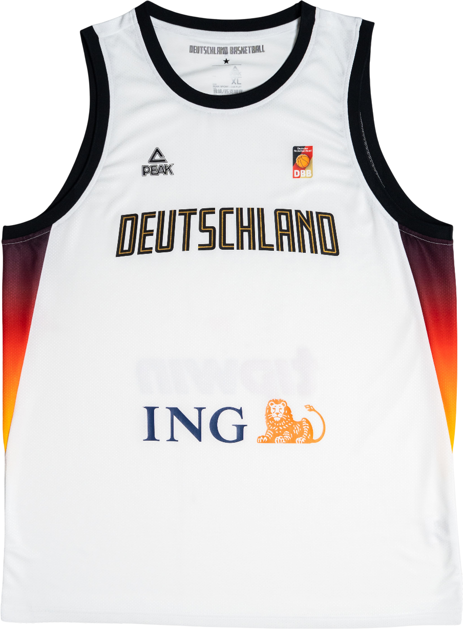 Фланелка Peak Deutschland DBB Eurobasket 2025 Basketball Jersey Бяло | 25061-white, 0