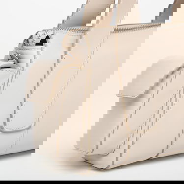 Чанта през рамо CALVIN KLEIN Calvin Klein Webbing Strap Pocket Crossover Bag Бежово | LV04F3291G 2QO, 3