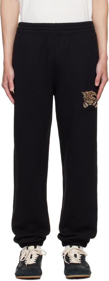 Спортни панталони Burberry Burberry Cotton Jogging Sweatpants Черно | 8116095, 0