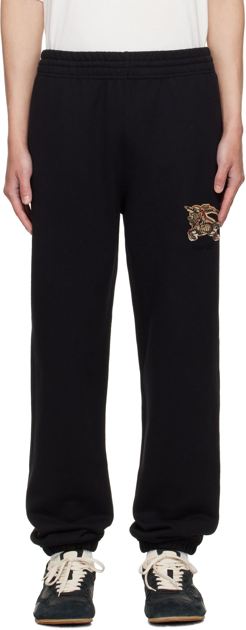 Спортни панталони Burberry Burberry Cotton Jogging Sweatpants Черно | 8116095