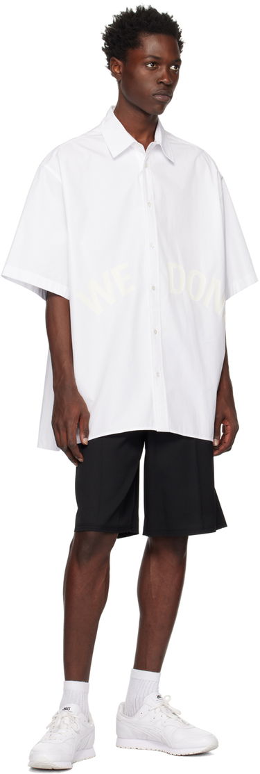 Риза We11done We11done Printed Shirt Бяло | WD-SH3-22-214-U-WH, 3