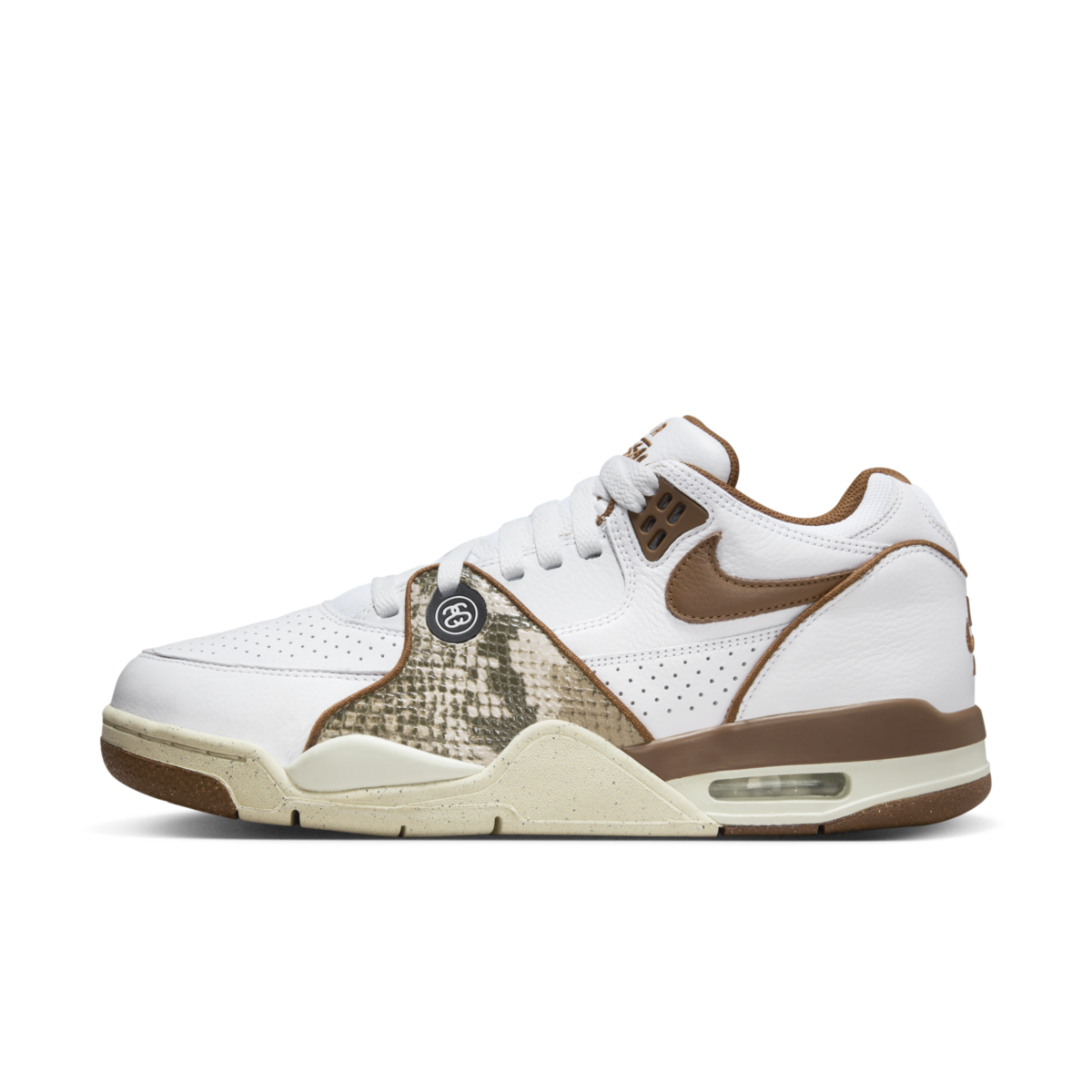 Кецове и обувки Nike Stüssy x Air Flight 89 "Pecan" Бяло | FD6475-100, 0