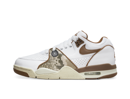 Кецове и обувки Nike Stüssy x Air Flight 89 "Pecan" Бяло | FD6475-100