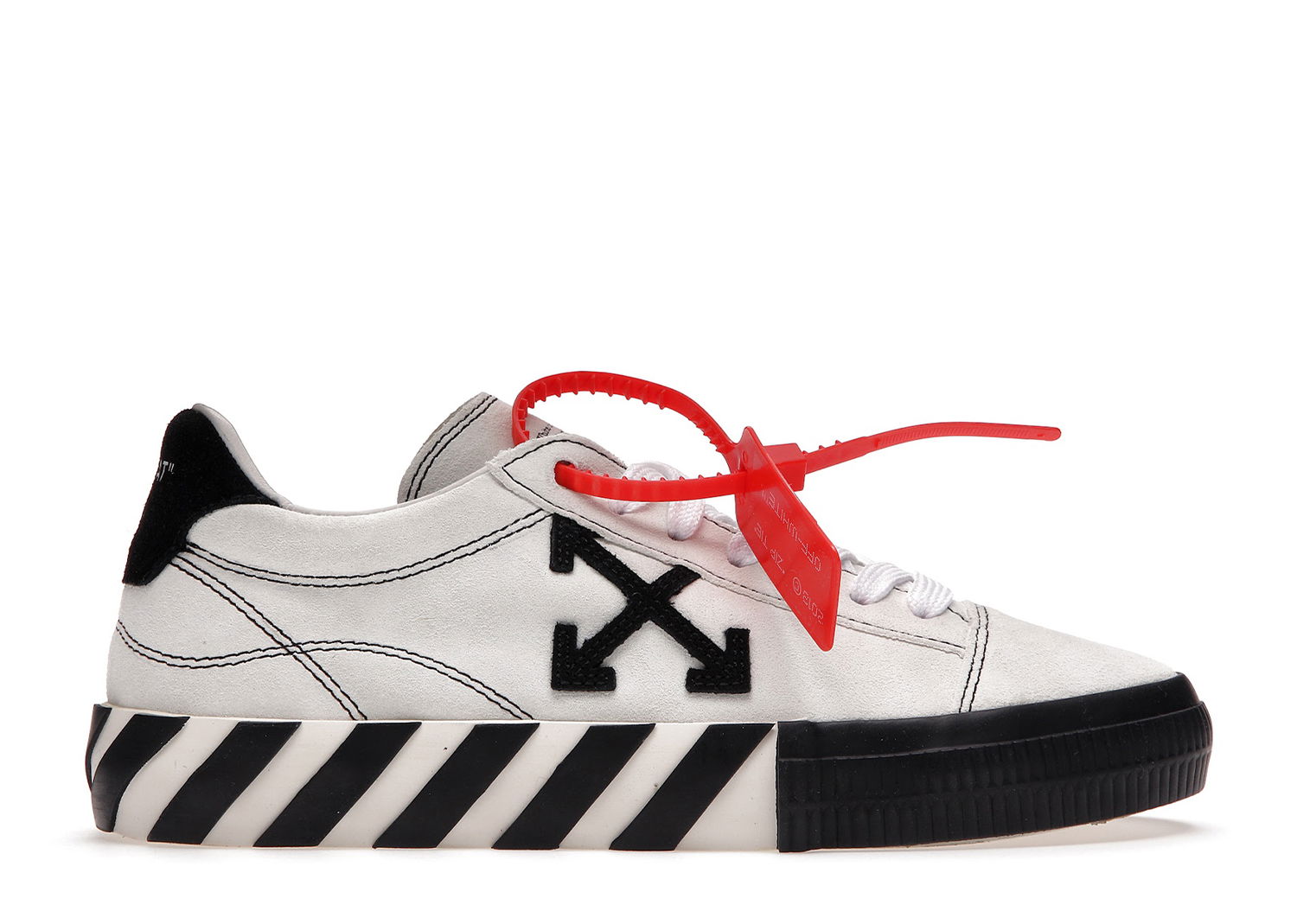 Кецове и обувки Off-White Low Vulc "White Black" W Бяло | OWIA216E20LEA0010110, 0