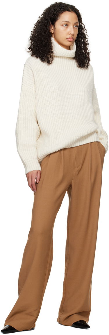 Пуловер Anine Bing ANINE BING Sydney Turtleneck Sweater Бяло | A-09-0102-120, 3