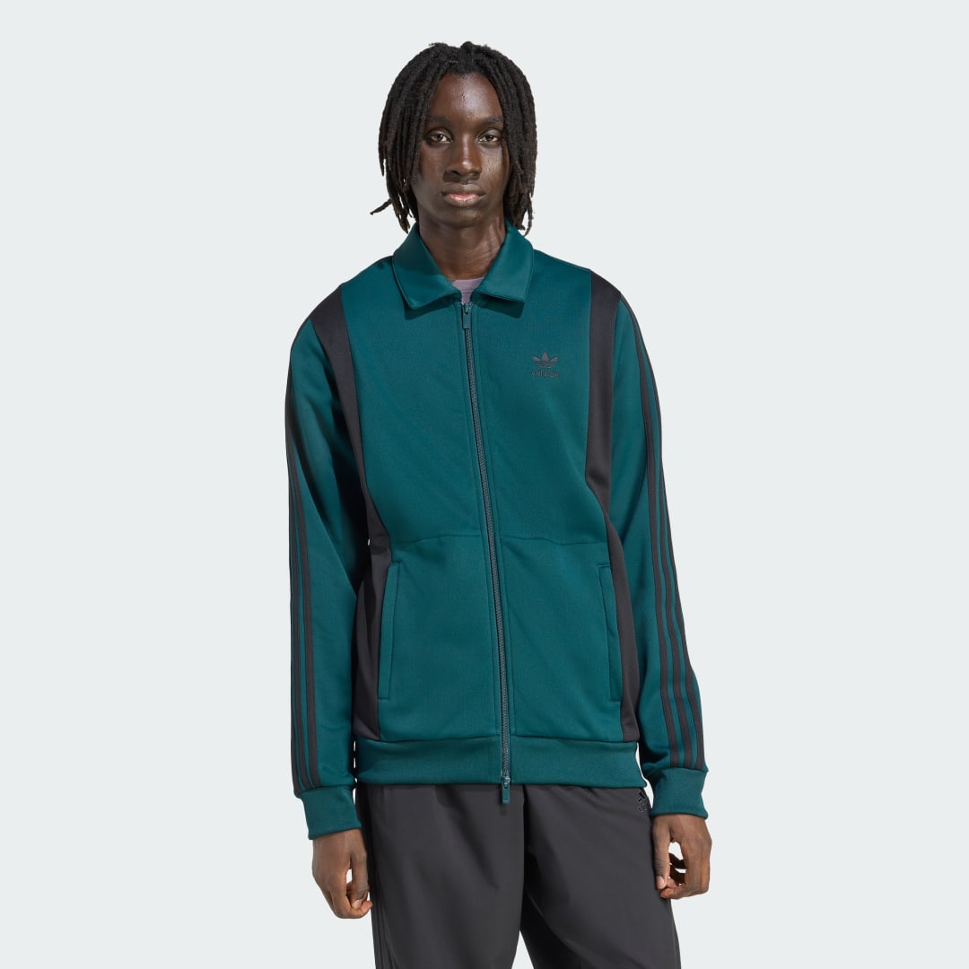 Яке adidas Performance Adicolor Panel Track Jacket Зелено | JY1426, 0