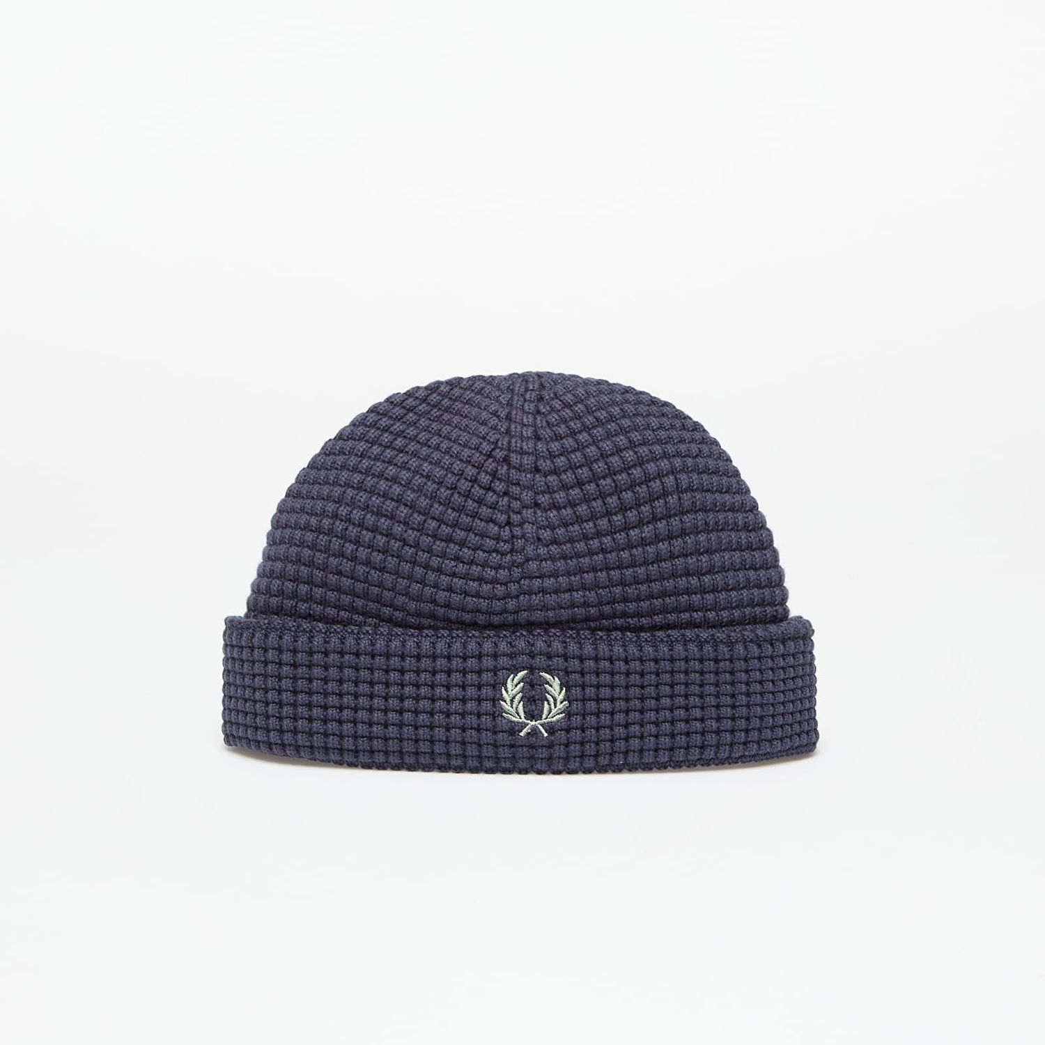 Шапка Fred Perry Fred Perry Waffle Beanie Тъмно синьо | C1137 738, 0