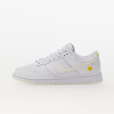 Кецове и обувки Nike Dunk Low Valentine's Day Yellow Heart Бяло | FD0803-100, 0