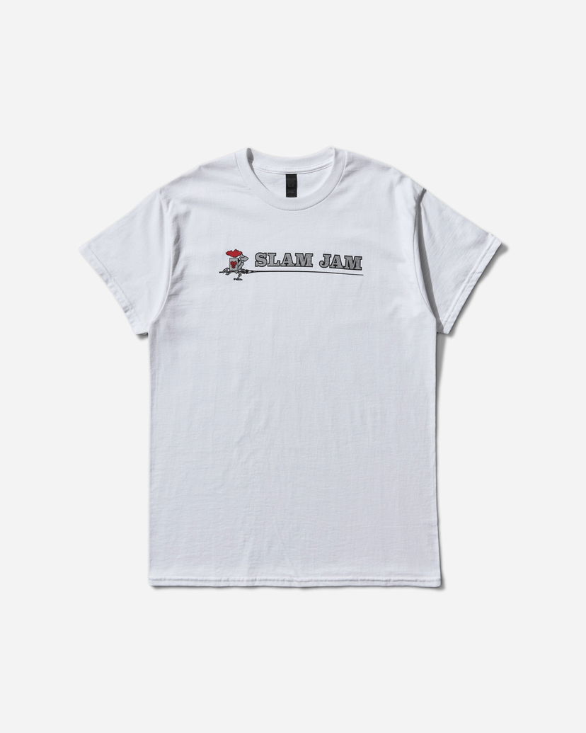 Тениска Slam Jam Panini Slam Jam T-Shirt Бяло | SJPANINITEE WHT