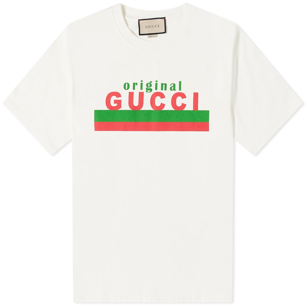 Тениска Gucci Original Tee Бяло | 616036-XJCOQ-9095, 0