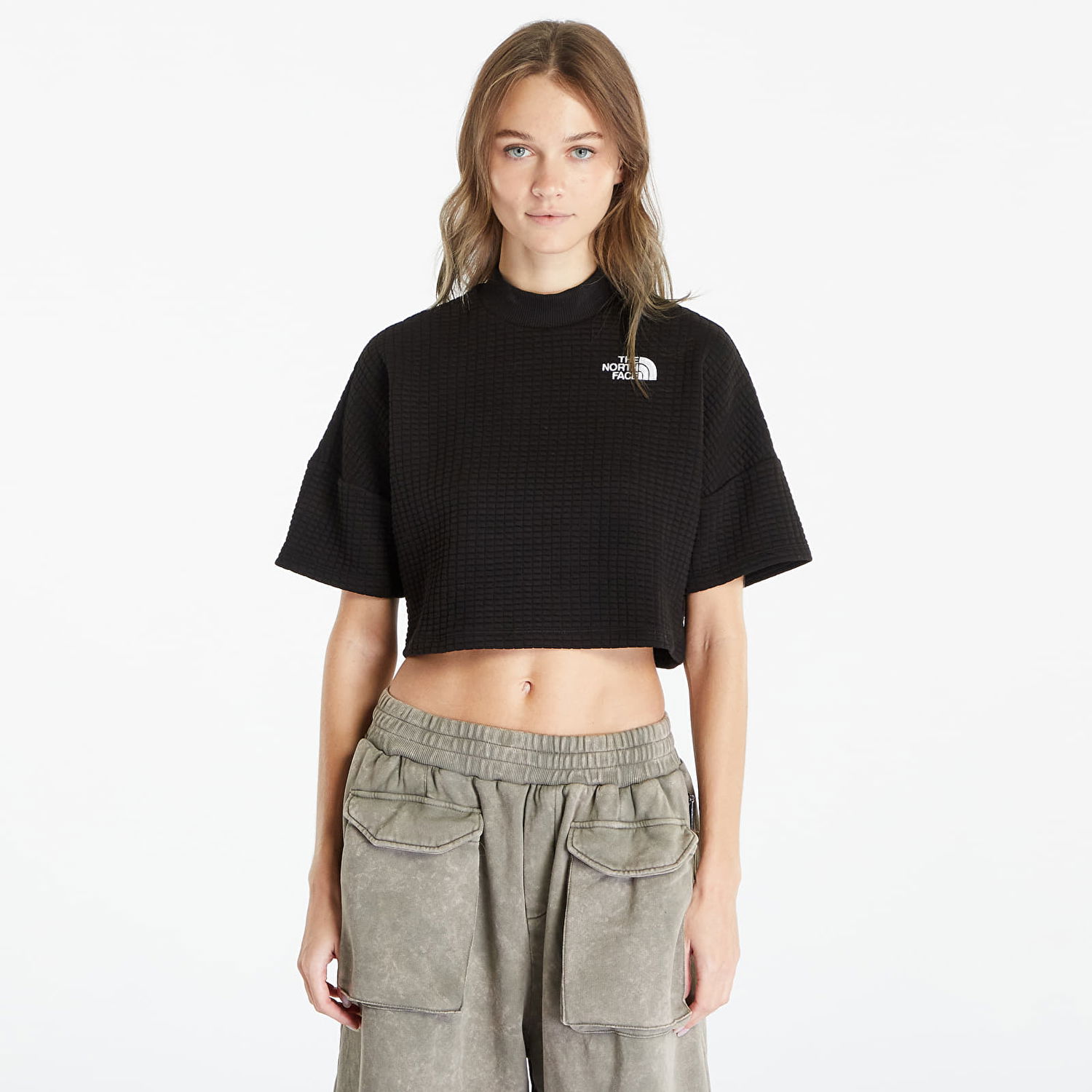 Съкратен топ The North Face Mhysa Short Sleeve Top TNF Black Черно | NF0A853XJK31, 0