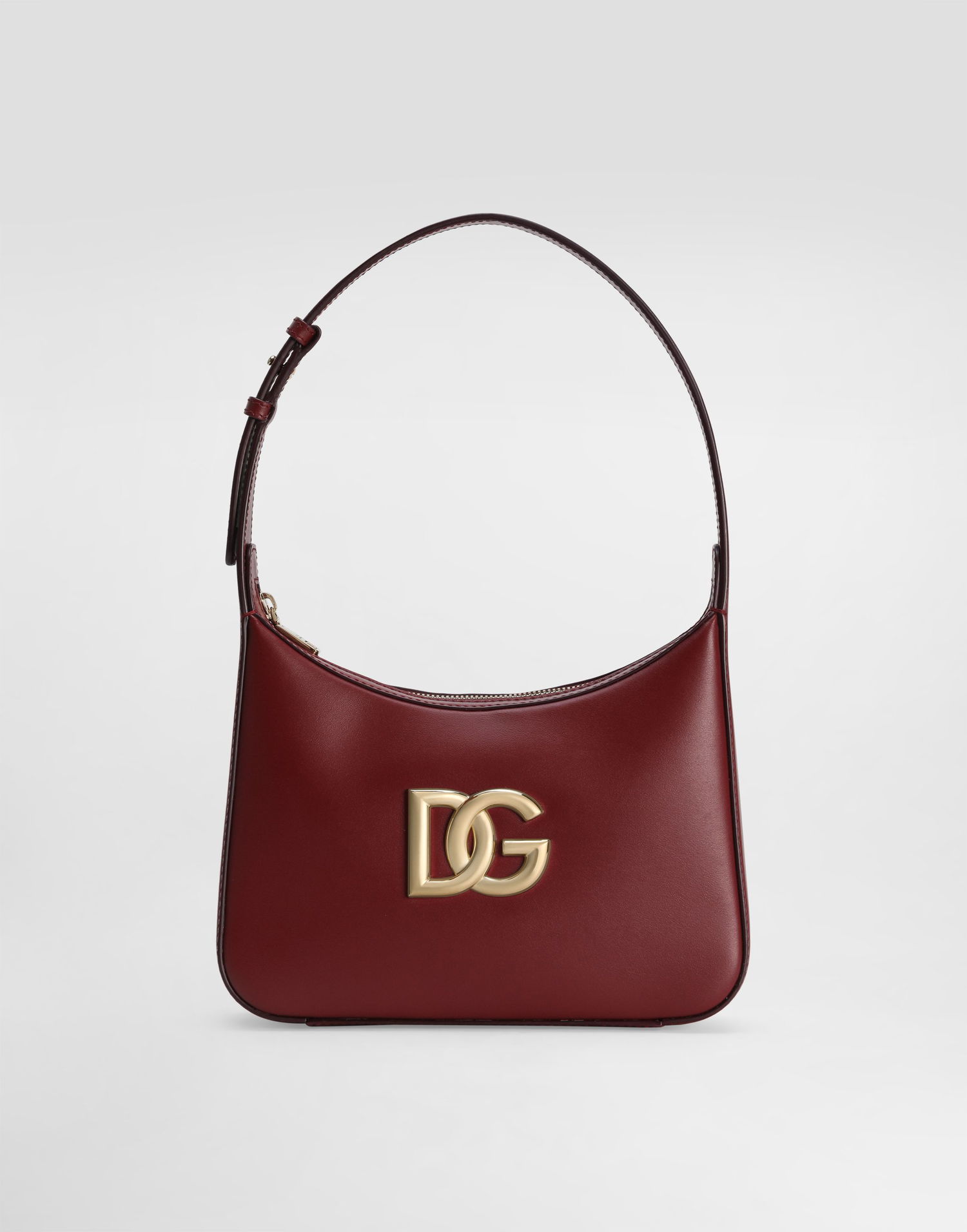 Чанта през рамо Dolce & Gabbana Dolce & Gabbana 3.5 Leather Shoulder Bag Бургунди | BB7598AW57680346, 0