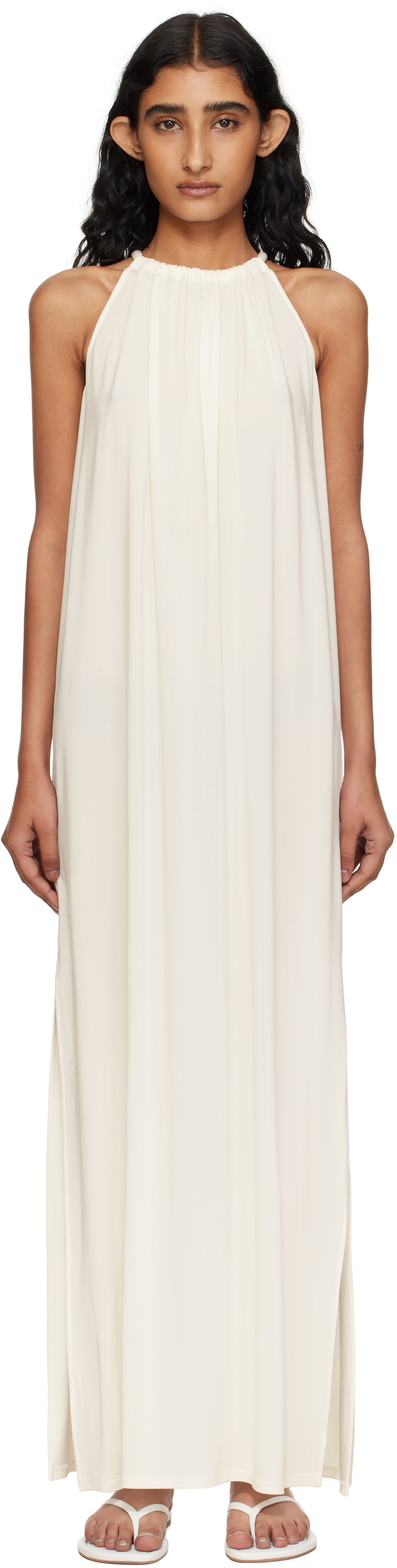 Pокля Max Mara Max Mara Diego Midi Dress Бяло | 2516621029600, 0