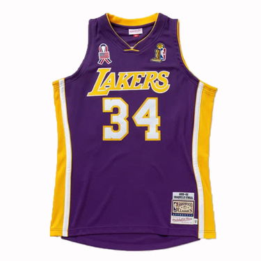 Фланелка Mitchell & Ness Los Angeles Lakers Shaquille O'Neal Finals Jersey Лилаво | AJY44187-LAL01SONPURP, 0