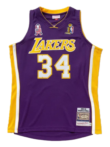 Фланелка Mitchell & Ness Los Angeles Lakers Shaquille O'Neal Finals Jersey Лилаво | AJY44187-LAL01SONPURP