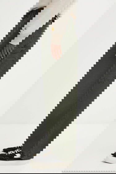 Панталони Carhartt WIP Single Knee Wide-Leg Workwear Pants Зелено | I034798.494O, 1