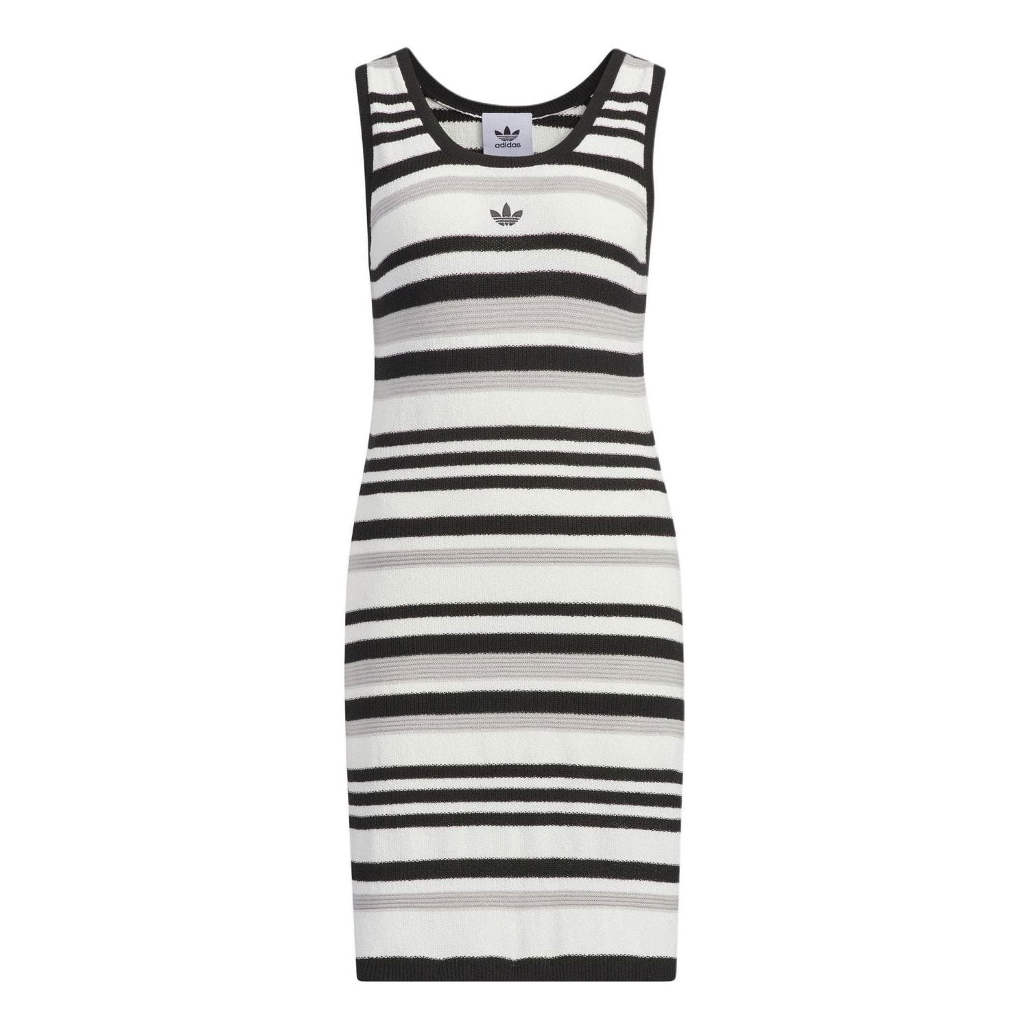Pокля adidas Originals Knitted Striped Dress Многоцветен | JI7046, 0