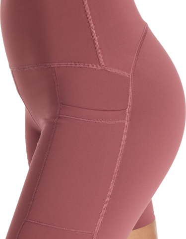 Къси панталони New Balance New Balance Sleek Pocket High Rise Short 6" Бургунди | ws51271-wad, 2