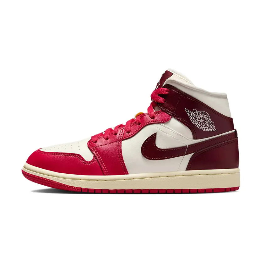 Кецове и обувки Jordan Air Jordan 1 Mid "Mystic Hibiscus" Бургунди | BQ6472-119