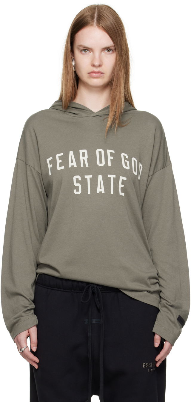 ESSENTIALS State Long Sleeve Hoodie