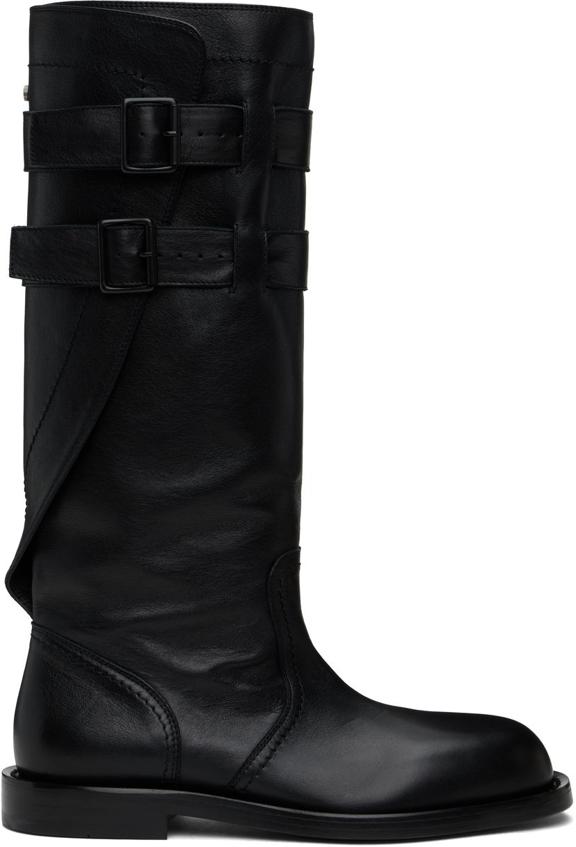 Облекло Ann Demeulemeester Ann Demeulemeester Uplu Biker Boots Черно | 2510-W-R44-LT157-099