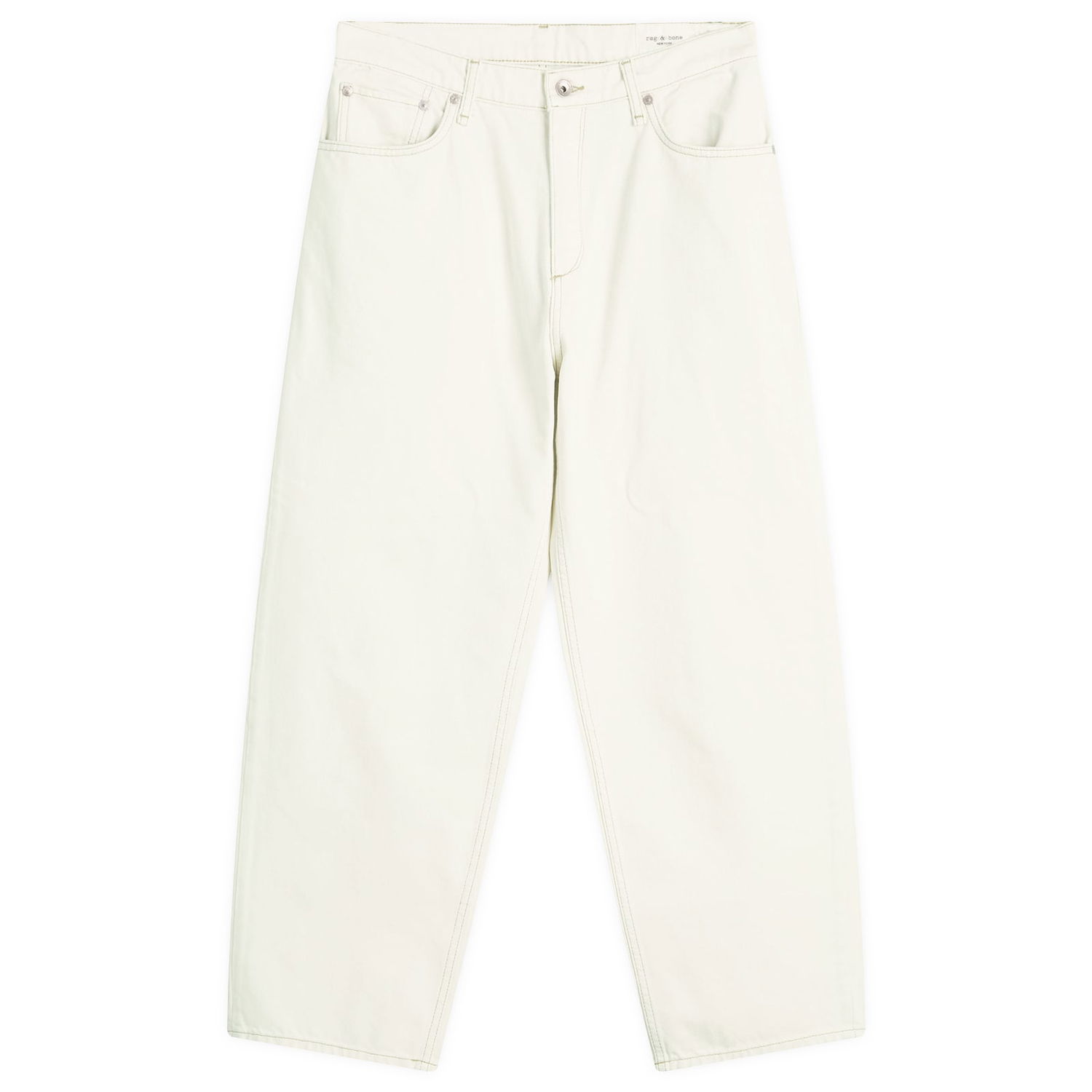 Дънки rag & bone Rag & Bone Baggy Denim Jeans 30 Бяло | MED25S1255RGEC, 1