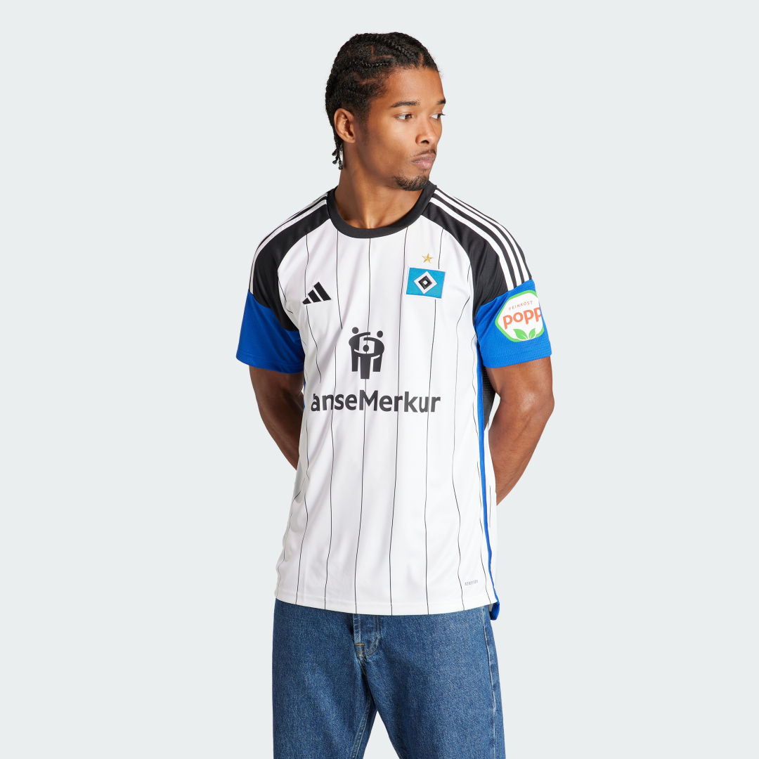 Фланелка adidas Originals Hamburger SV 23/24 Home Jersey Бяло | IR3409, 0