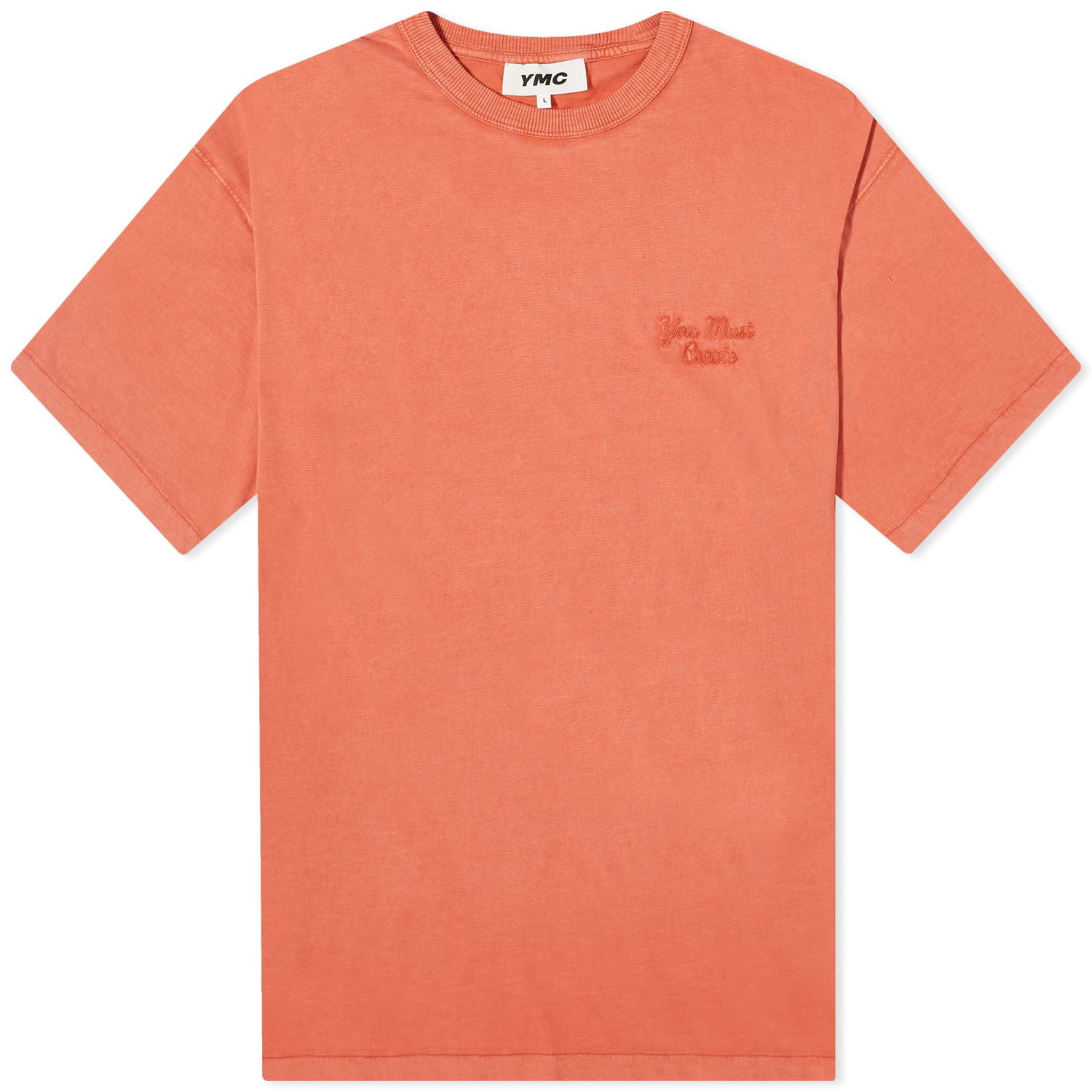 Тениска YMC Triple T-Shirt Оранжево
 | P6WAC-80, 1