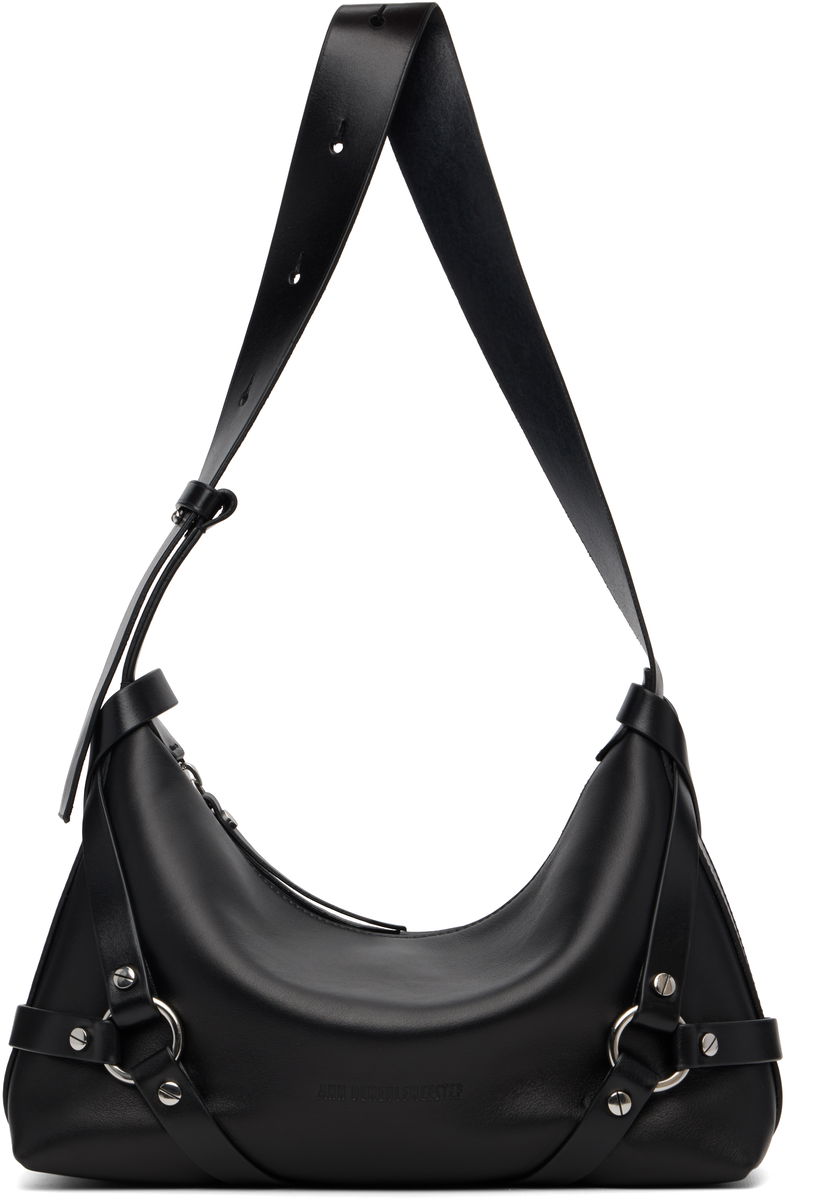 Чанта през рамо Ann Demeulemeester Ann Demeulemeester Tamar Small Leather Shoulder Bag Черно | 2520-W-SB55-LT176-099