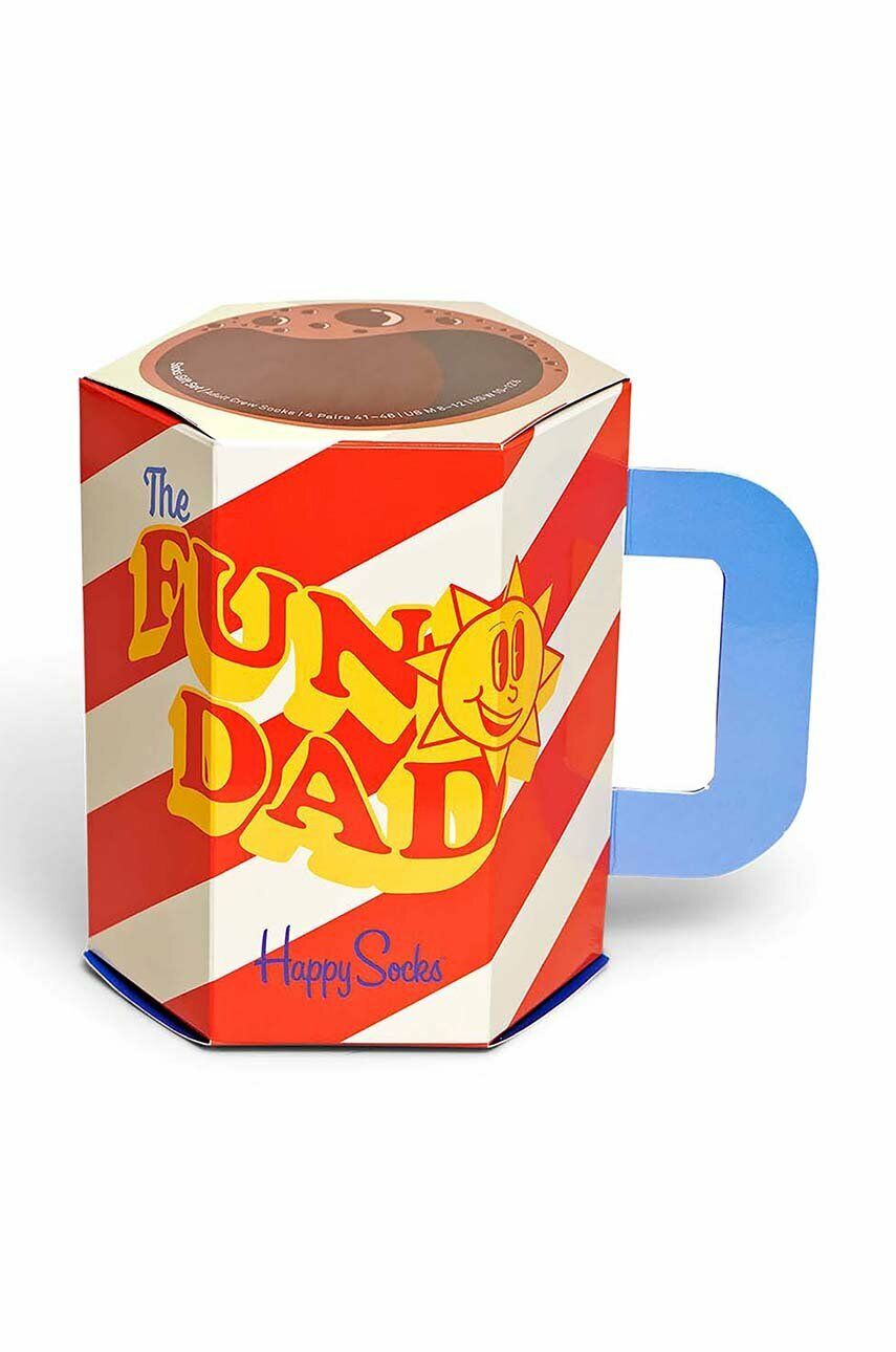 Чорапи Happy Socks Father Of The Years 3-pack Многоцветен | XFOT08.6300, 0