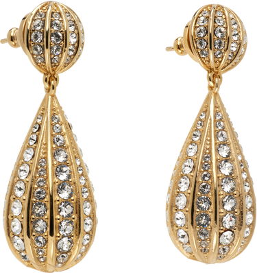 Обеци Valentino Valentino Garavani 'Poetique Des Gouttes' Crystal-Embellished Drop Earrings Жълто | 7W2J0AD8YCW, 1