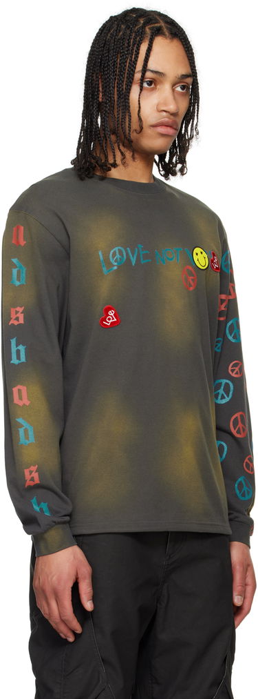 Тениска Andersson Bell Andersson Bell 'Love Not War' Long Sleeve T-shirt Зелено | atb1254u, 4