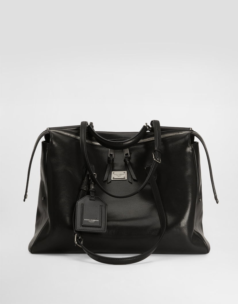Чанта през рамо Dolce & Gabbana Dolce & Gabbana Vittoria Calfskin Crossbody Bag Черно | BM7825AH85080999_1