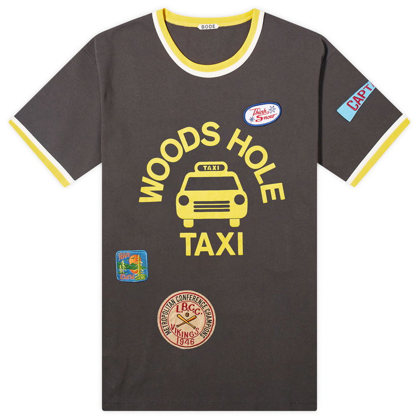 Тениска Bode Discount Taxi Patch Черно | MRS24CS019-BKM