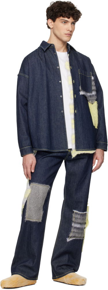Дънки Marni Marni Wool Patched Bull Denim Jeans Синьо | PUJU0021LX USCX27, 3