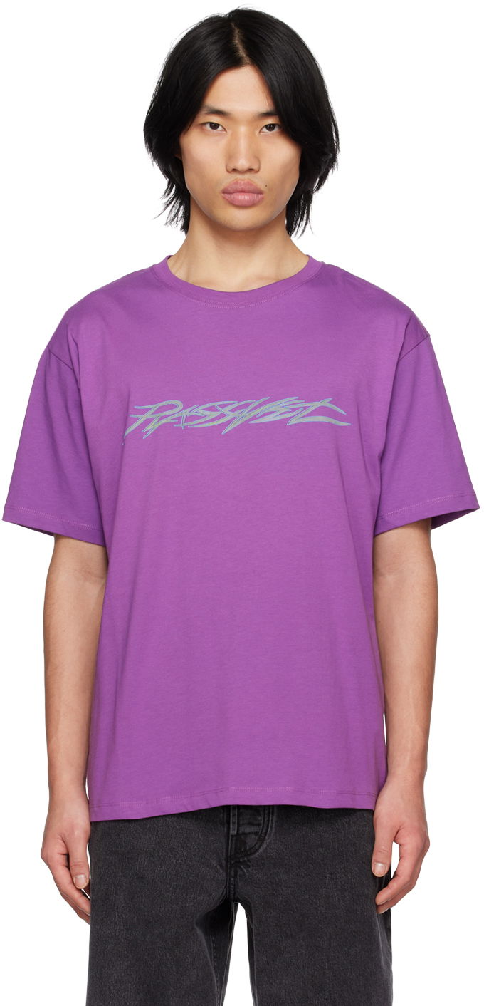 Тениска PACCBET Rassvet Purple Printed T-Shirt Лилаво | PACC12T101, 0