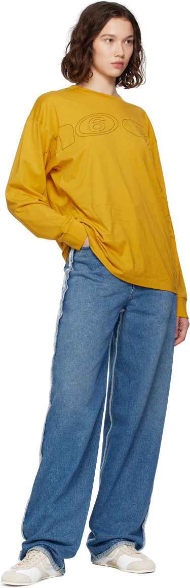Дънки Maison Margiela MM6 Maison Margiela Raw Edge Jeans Синьо | S52LA0263 M30018, 3