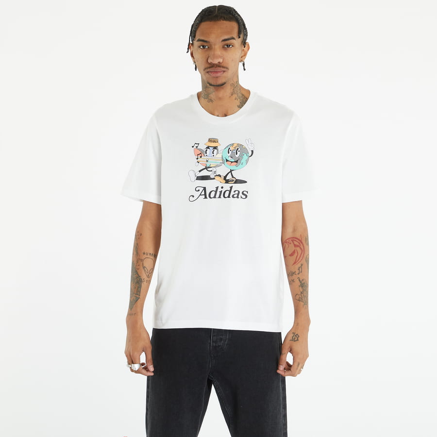 Тениска adidas Originals Graphic Tee Бяло | IT8185, 0