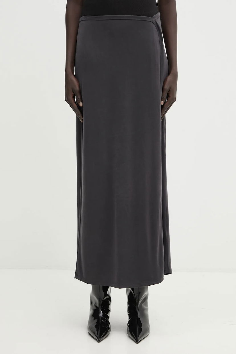 Пола Samsoe Samsoe SASUS Maxi Skirt Сиво | F25200041