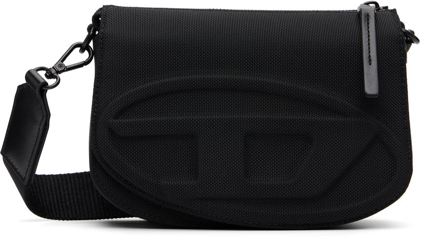 Чанта през рамо Diesel 1DR Embossed Logo Camera Bag Черно | X10223-P8426-T8013