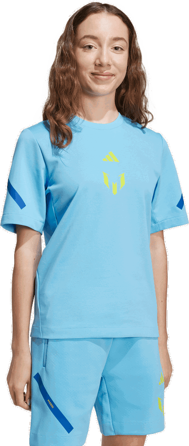 Тениска adidas Performance MESSI ZNE T-Shirt Синьо | KB2123, 4