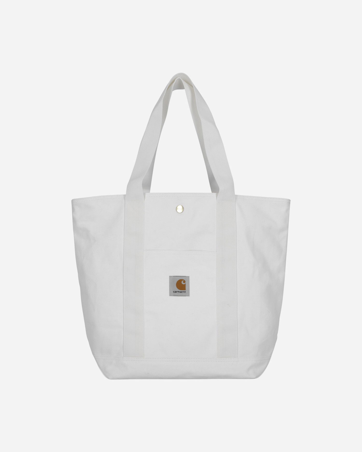 Голяма пазарска чанта Carhartt WIP Canvas Tote Bag Бяло | I033102 D602, 1