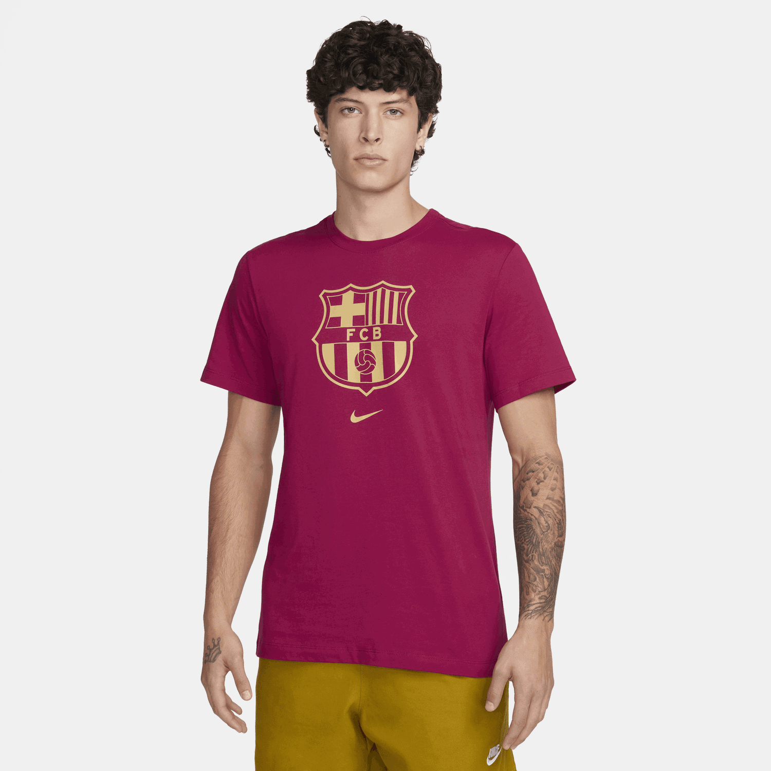 Тениска Nike FC Barcelona Crest Червено | DJ1306-620, 0