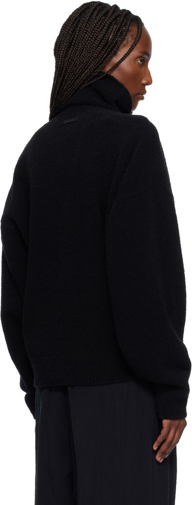 Пуловер Fear of God Textured Highneck Sweater Черно | FG25FW20-209WBO-001, 2