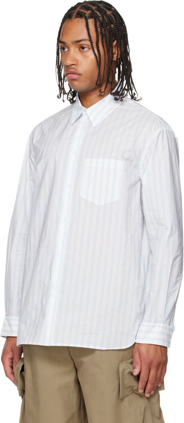 Риза Simone Rocha Simone Rocha Easy Striped Shirt Бяло | 5394D 1222, 3