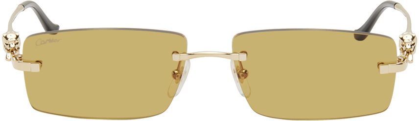 Бижута Cartier 'Panthère' Sunglasses Бежово | CT0430S, 0